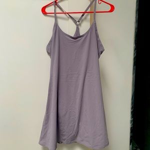Outdoor Voices The Exercise Dress in Earl Grey